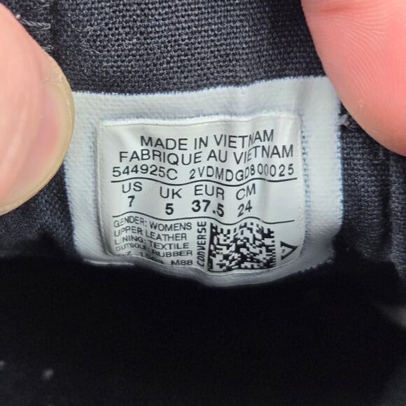 Converse CTAS Chuck All Star Low Ox Metallic Gray Y2K Casual Sneakers Womens 7 - Picture 12 of 12